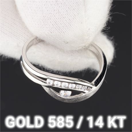 Ring Zirkonia / W54 / WG585 / Ex-VK: 372,- € / 2043-JWG