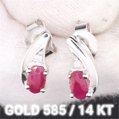 Ohrstecker mit Stein(en) / WG585 / Ex-VK: 439,- € / 2170-JWG