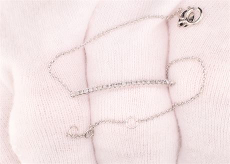 Armband Dia. 0.03 ct. H/ / WG375 / Ex-VK: 259,- € / 3910-JWG