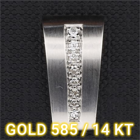 Anhänger Diamant 0.089 ct. / GG585 / Ex-VK: 529,- € / 2609-JWG