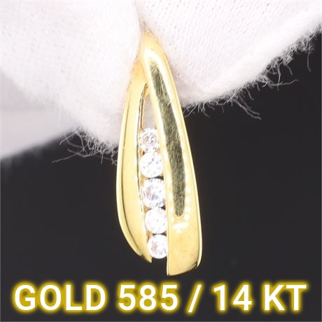 Anhänger mit Stein / GG585 / Ex-VK: 179,- € / 2186-JWG
