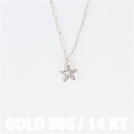 Collier mit Stein(en) 42 CM / WG585 / Ex-VK: 369,- € / 413-JWG