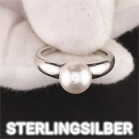 Ring X-Pearl / W52 / SI925 / Ex-VK: 69,- € / 3199-JWG