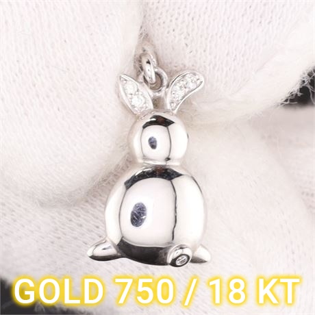 Anhänger mit Brillant / WG750 / Ex-VK: 379,- € / 2336-JWG