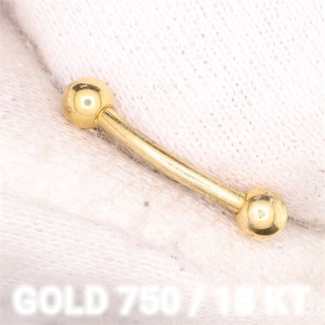 Piercingstecker Gold  / GG750 / Ex-VK: 69,- € / 1000-JWG