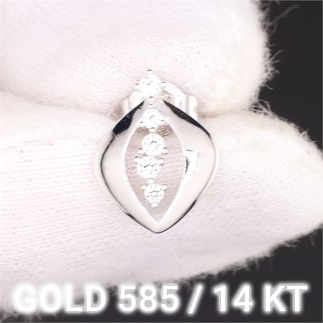 Ohrstecker Zirkonia / WG585 / Ex-VK: 399,- € / 2059-JWG