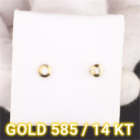 Ohrstecker mit Stein(en) / GG585 / Ex-VK: 379,- € / 2013-JWG