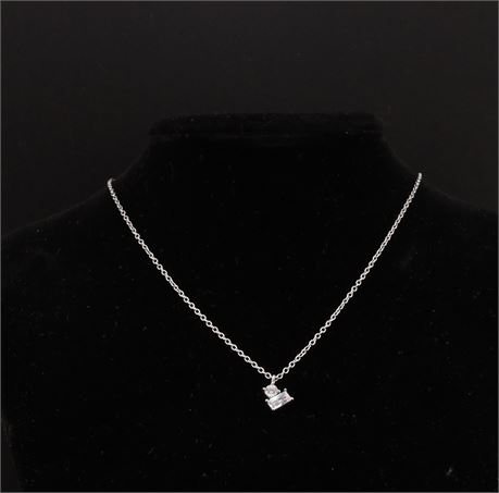 Collier Zirkonia 40-45cm / SI925 / Ex-VK: 65,- € / 3846-JWG
