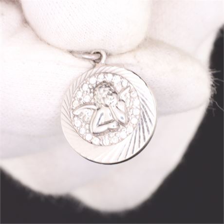 Anhänger Schutzengerl / SI925 / Ex-VK: 89,- € / 977-JWG
