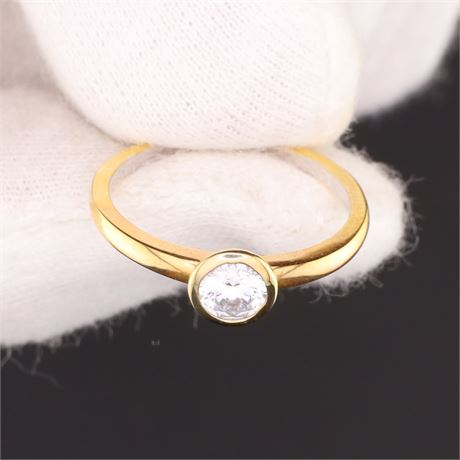Ring Zirkonia / W50 / SI925 / Ex-VK: 59,- € / 1234-JWG