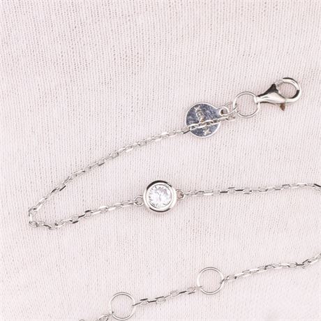 Armband Zirkonia 15-18 5cm / SI925 / Ex-VK: 45,- € / 5296-JWG