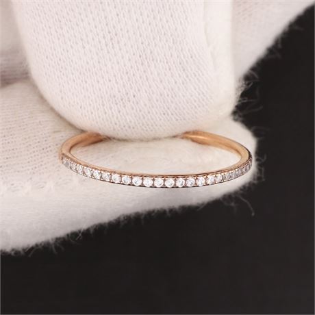 Ring Zirkonia  / k. A. / SI925 / Ex-VK: 55,- € / 3790-JWG
