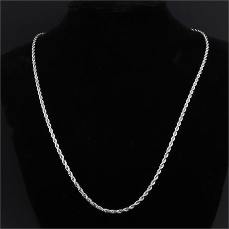 Kordelkette Edel 50cm / (Edel)Stahl / Ex-VK: 19,- € / 1078-JWG