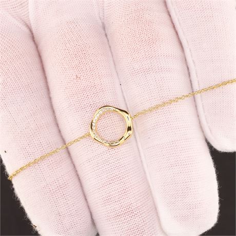 Armband Zirkonia 15-20c / SI925 / Ex-VK: 59,- € / 3885-JWG