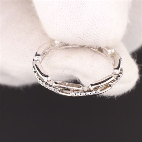 Ring Zirkonia / W50 / SI925 / Ex-VK: 59,- € / 1215-JWG
