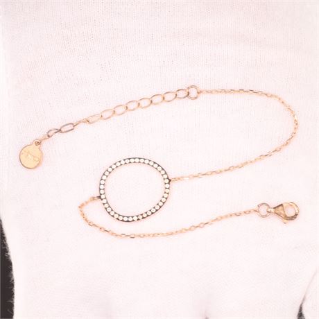 Armband Zirkonia rosé  / SI925 / Ex-VK: 69,- € / 3907-JWG