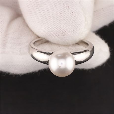Ring X-Pearl / W52 / SI925 / Ex-VK: 69,- € / 3199-JWG