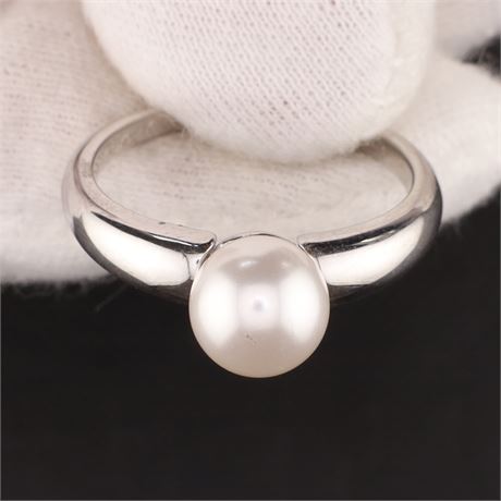Ring X-Pearl / W58 / SI925 / Ex-VK: 69,- € / 3197-JWG