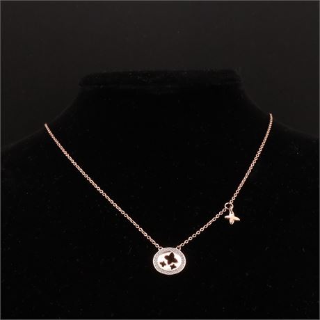 Collier Zirkonia 45 cm  / SI925 / Ex-VK: 99,- € / 3710-JWG