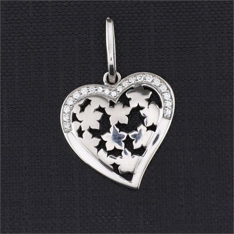Anhänger Herz Zirkonia / SI925 / Ex-VK: 99,- € / 3425-JWG