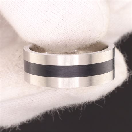 Ring mit Stein(en) / W49 / (Edel)Stahl / Ex-VK: 59,- € / 1062-JWG