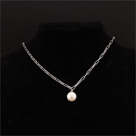 Collier Perle 40-45cm / SI925 / Ex-VK: 89,- € / 5063-JWG