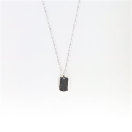 Collier IP schw. 50-55 c / (Edel)Stahl / Ex-VK: 49,- € / 252-JWG