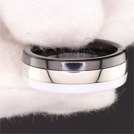 Ring Ceramic-Edel / W54 / (Edel)Stahl / Ex-VK: 49,- € / 683-JWG
