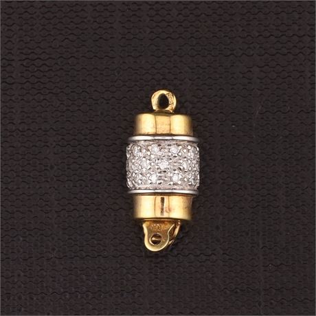 Perlverschluss Gold Brillant  / GG585 / Ex-VK: 569,- € / 4627-JWG