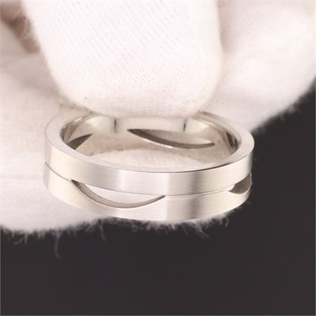 Ring mit Stein(en) / W65 / (Edel)Stahl / Ex-VK: 29,- € / 1050-JWG