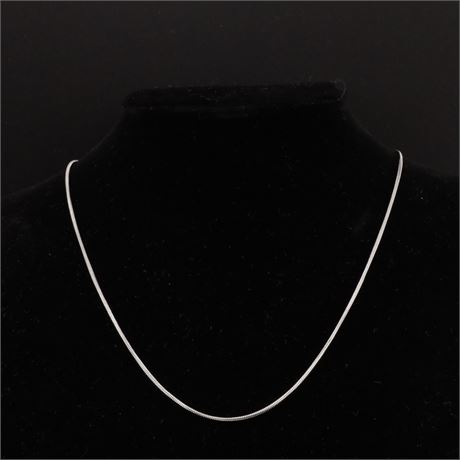 Schlangenkette Edel 45cm / (Edel)Stahl / Ex-VK: 24,- € / 3693-JWG