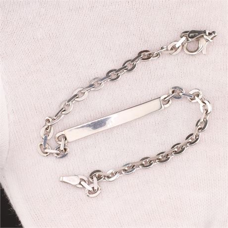 Schildarmband Anker / SI925 / Ex-VK: 24,- € / 3258-JWG