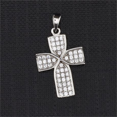 Anhänger Kreuz Zirkonia / SI925 / Ex-VK: 55,- € / 3271-JWG