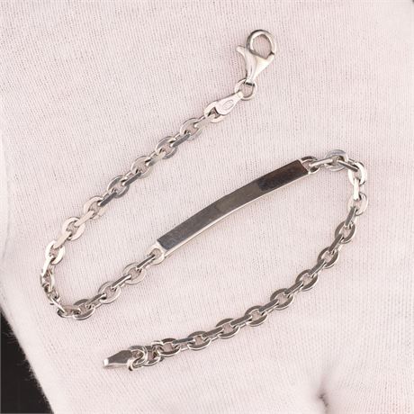 Schildarmband Anker / SI925 / Ex-VK: 24,- € / 3259-JWG