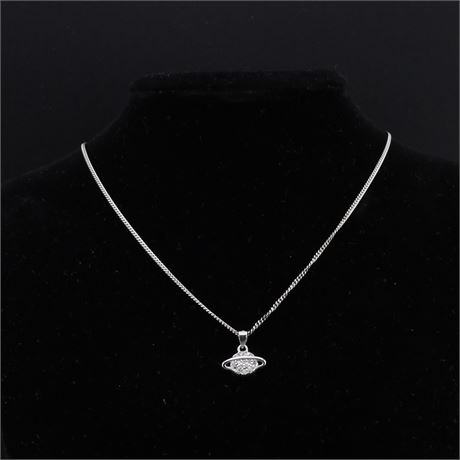 Collier Planet Zirkonia / SI925 / Ex-VK: 41,- € / 5309-JWG