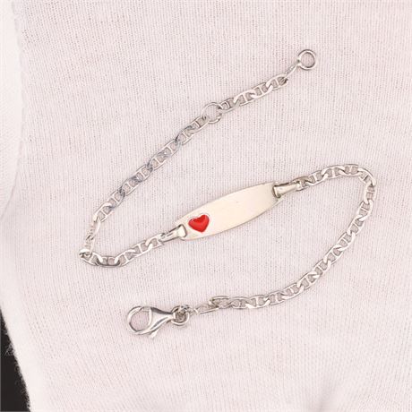 Schildarmband Anker / SI925 / Ex-VK: 24,- € / 3261-JWG