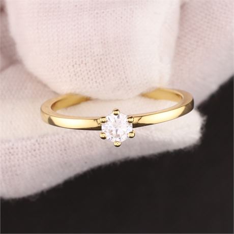 Ring Zirkonia  / W54 / SI925 / Ex-VK: 65,- € / 5244-JWG