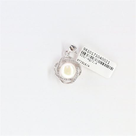 Anhänger Perle Zirkonia / SI925 / Ex-VK: 49,- € / 333-JWG