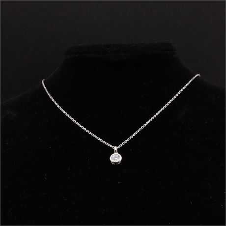 Collier Zirkonia 40-45cm / SI925 / Ex-VK: 49,- € / 3967-JWG