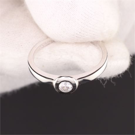 Ring Zirkonia / W50 / SI925 / Ex-VK: 39,- € / 1219-JWG