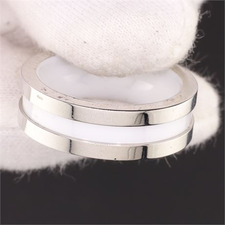 Ring Ceramic-Edelstein Steine / W55 / (Edel)Stahl / Ex-VK: 59,- € / 697-JWG