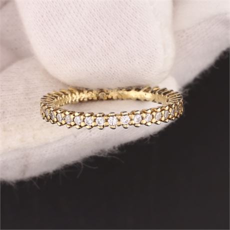 Ring goldf. Zirkonia / W51 / SI925 / Ex-VK: 59,- € / 482-JWG