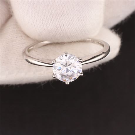 Ring Zirkonia / W58 / SI925 / Ex-VK: 55,- € / 4673-JWG