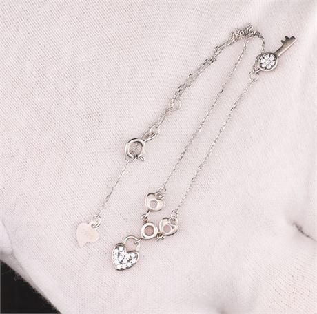 Armband Zirkonia / SI925 / Ex-VK: 37,- € / 5300-JWG