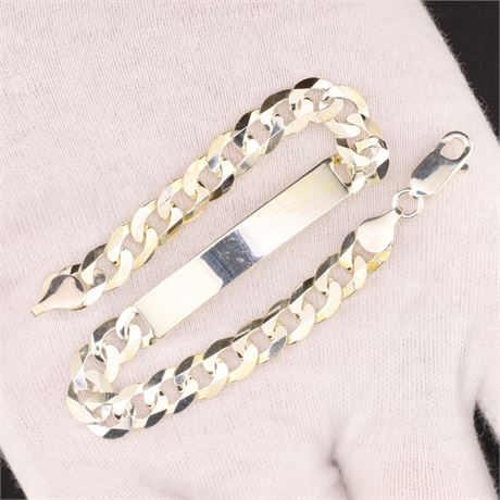 Schildarmband 7mm / SI925 / Ex-VK: 99,- € / 3266-JWG