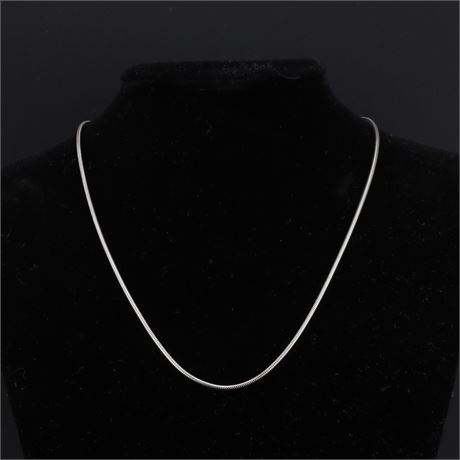 Schlangenkette 42cm / SI925 / Ex-VK: 35,- € / 954-JWG