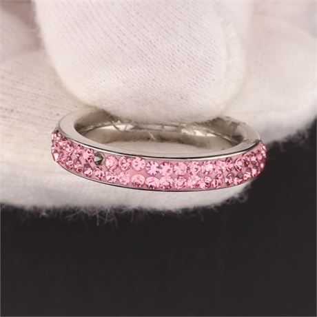 Ring mit Stein(en) / W54 / (Edel)Stahl / Ex-VK: 39,- € / 556-JWG