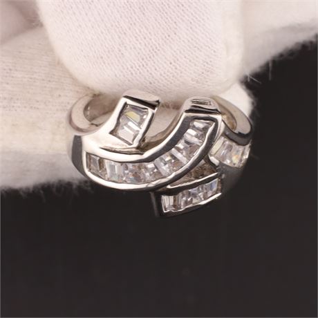 Ring Zirkonia / W52 / SI925 / Ex-VK: 54,- € / 486-JWG