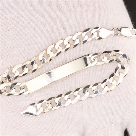 Schildarmband 7mm / SI925 / Ex-VK: 109,- € / 3250-JWG