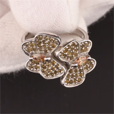 Ring Zirkonia  / W57 / SI925 / Ex-VK: 74,- € / 507-JWG